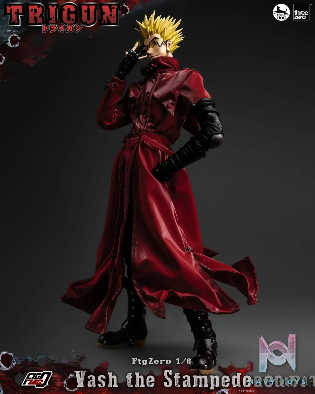 Threezero – TRIGUN FigZero 1/6 Vash the Stampede 3Z05880C0 (Licensed)