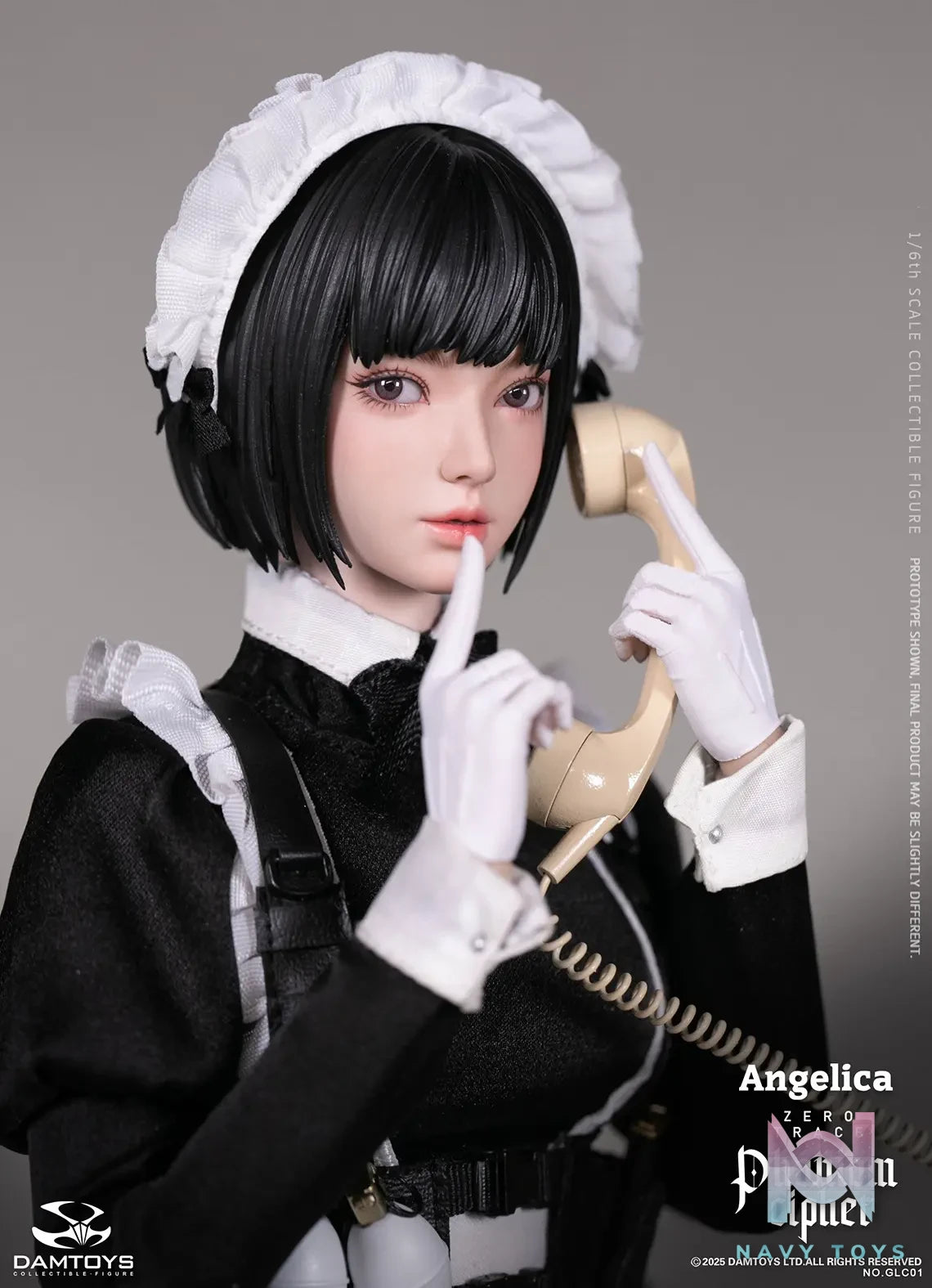 DAMTOYS – 1/6th scale PHANTOM CIPHER: ZERO TRACE ANGELICA Original Story Collectible Figure GLC01 (Licensed)