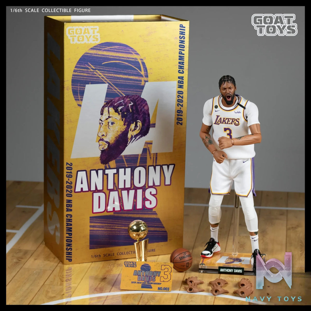 Goat Toys Studio – NBA 1/6 Anthony Davis LAL Championship Set