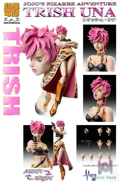 MEDICOS-E – Super Action Statue JoJo’s Bizarre Adventure Part 5 Trish Una Black Ver. (Licensed)