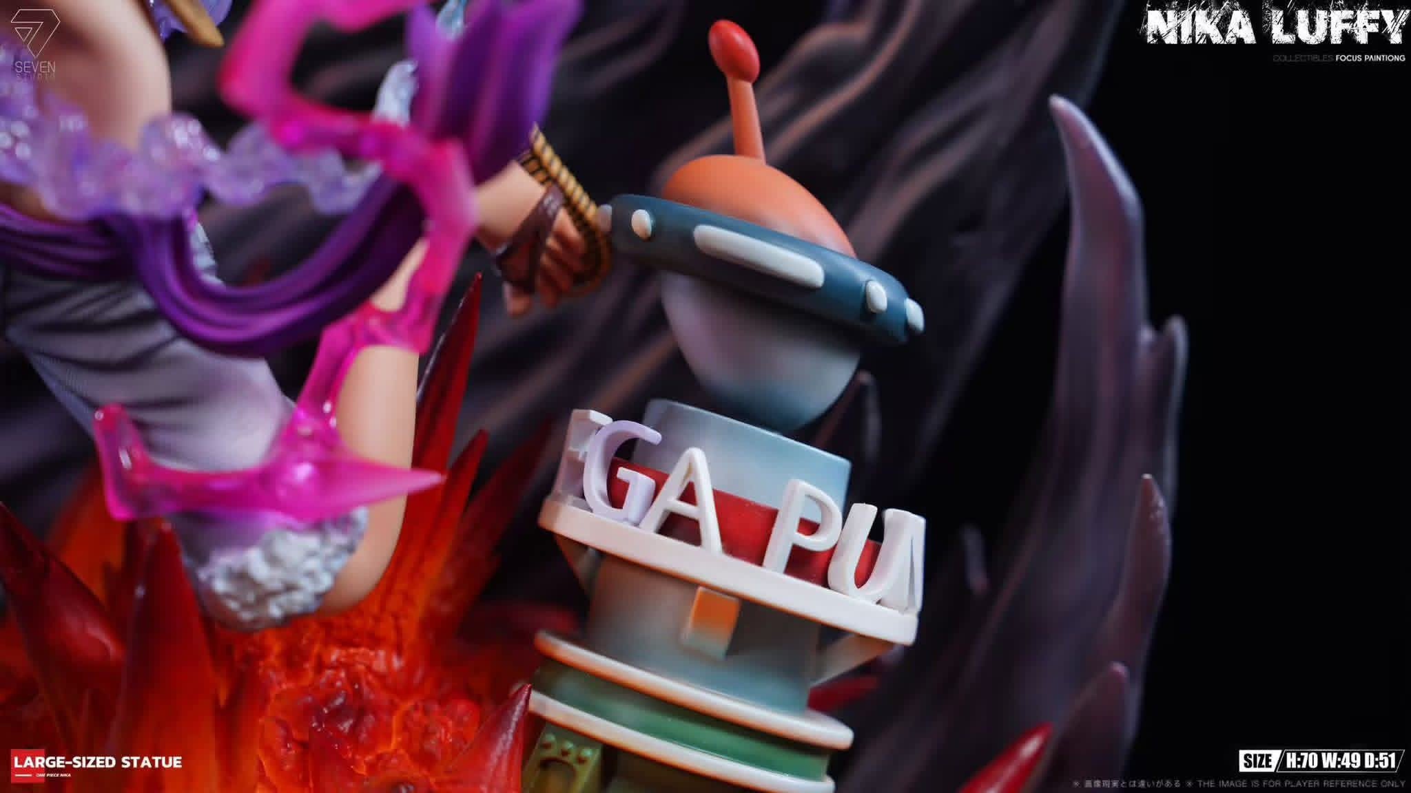 Luffy Nika resin statue Seven studio anime figure