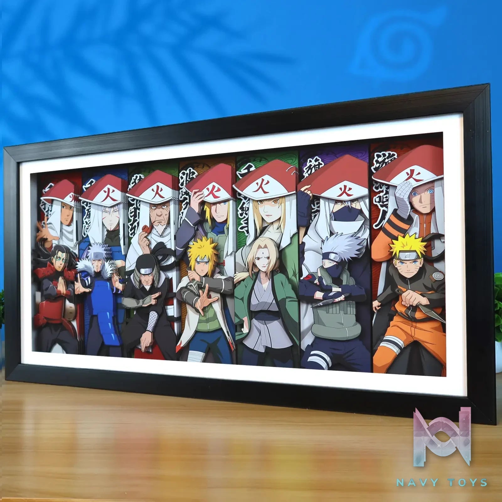 KALA HOME Studio – Naruto Multiple Characters #01 3D Decorative Painting Naruto