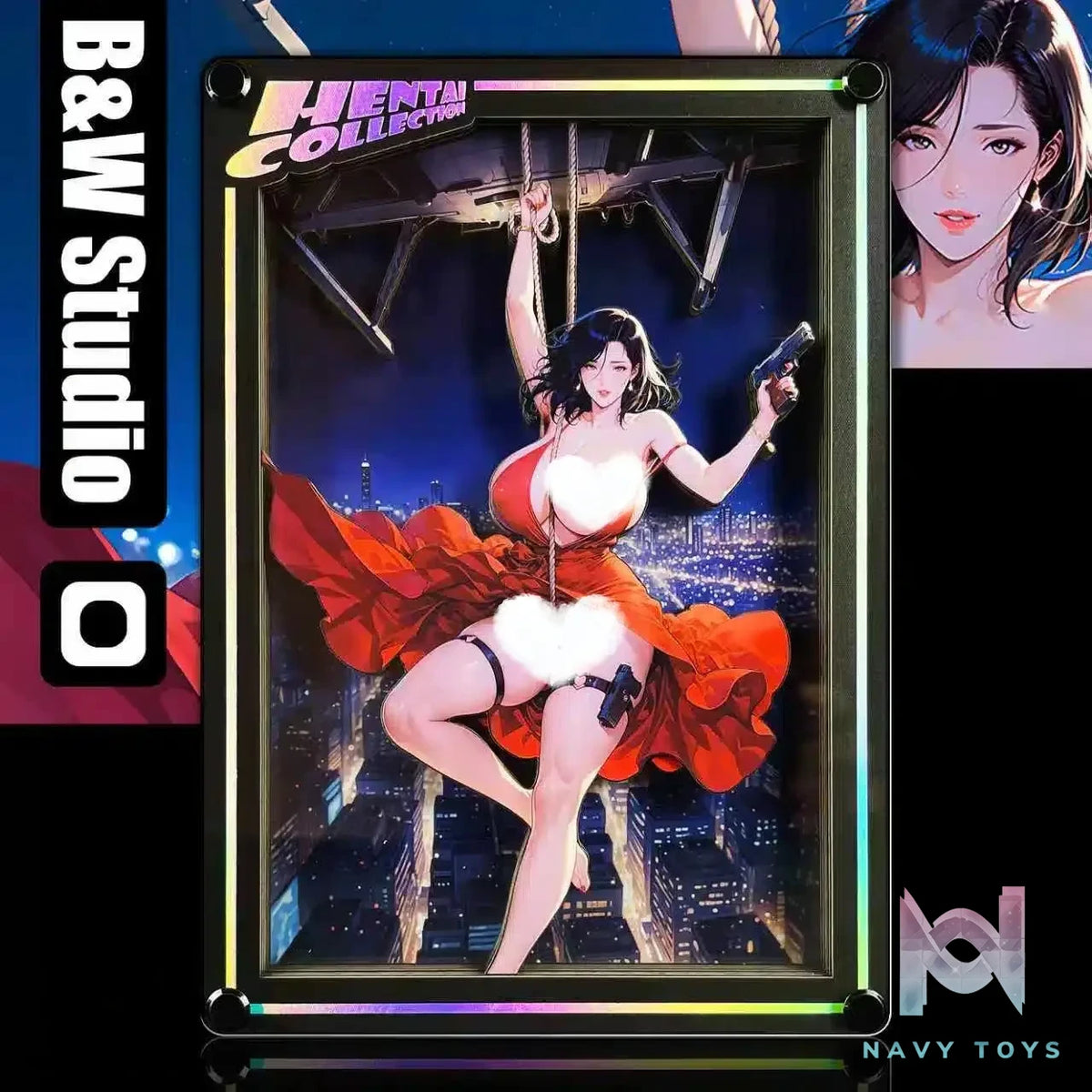 B&W Studio – Ben’s Delusion World Series Desktop Decor Card #46 Saeko Nogami City Hunter