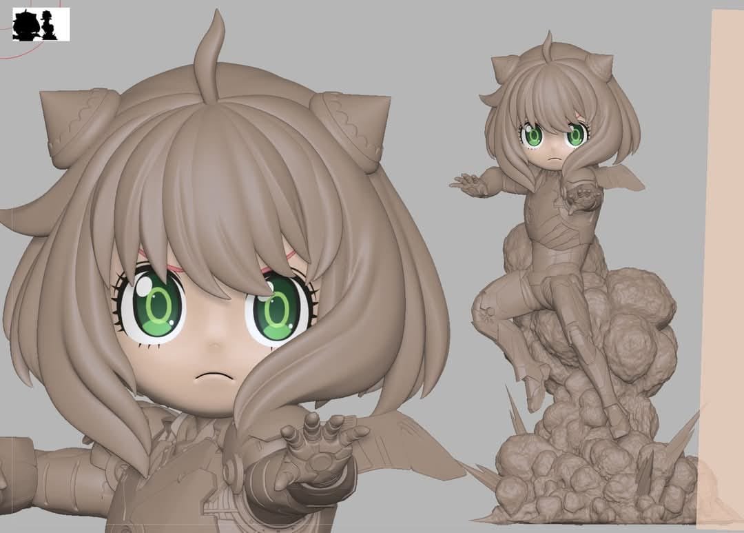 Anya cos Iron Man - Spy x Family resin statue PuPu Studio anime figure