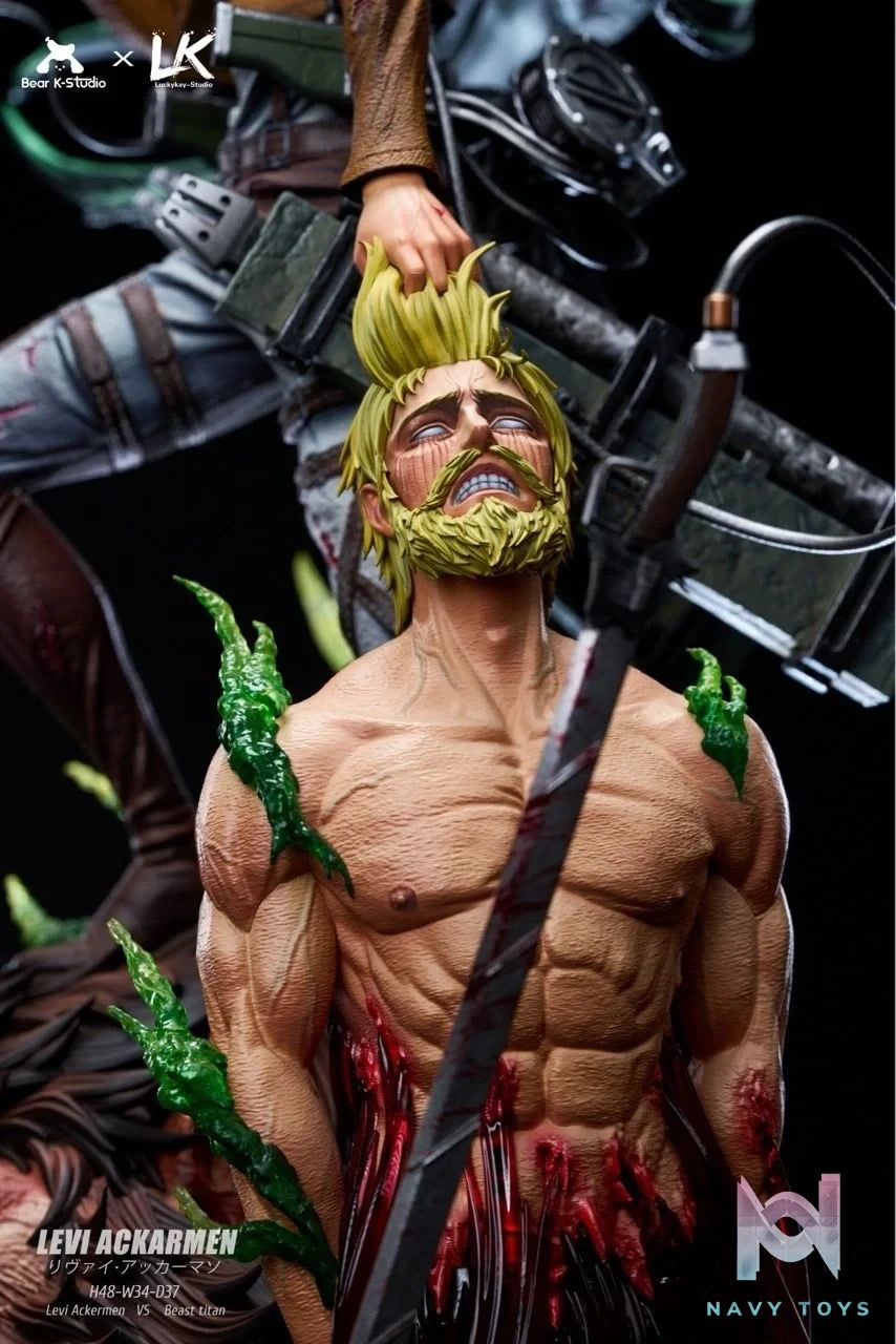 Levi Ackerman - Attack on Titan - Bear K Studio x LK Studio resin statue bear k Studio x Lk Studio anime figure