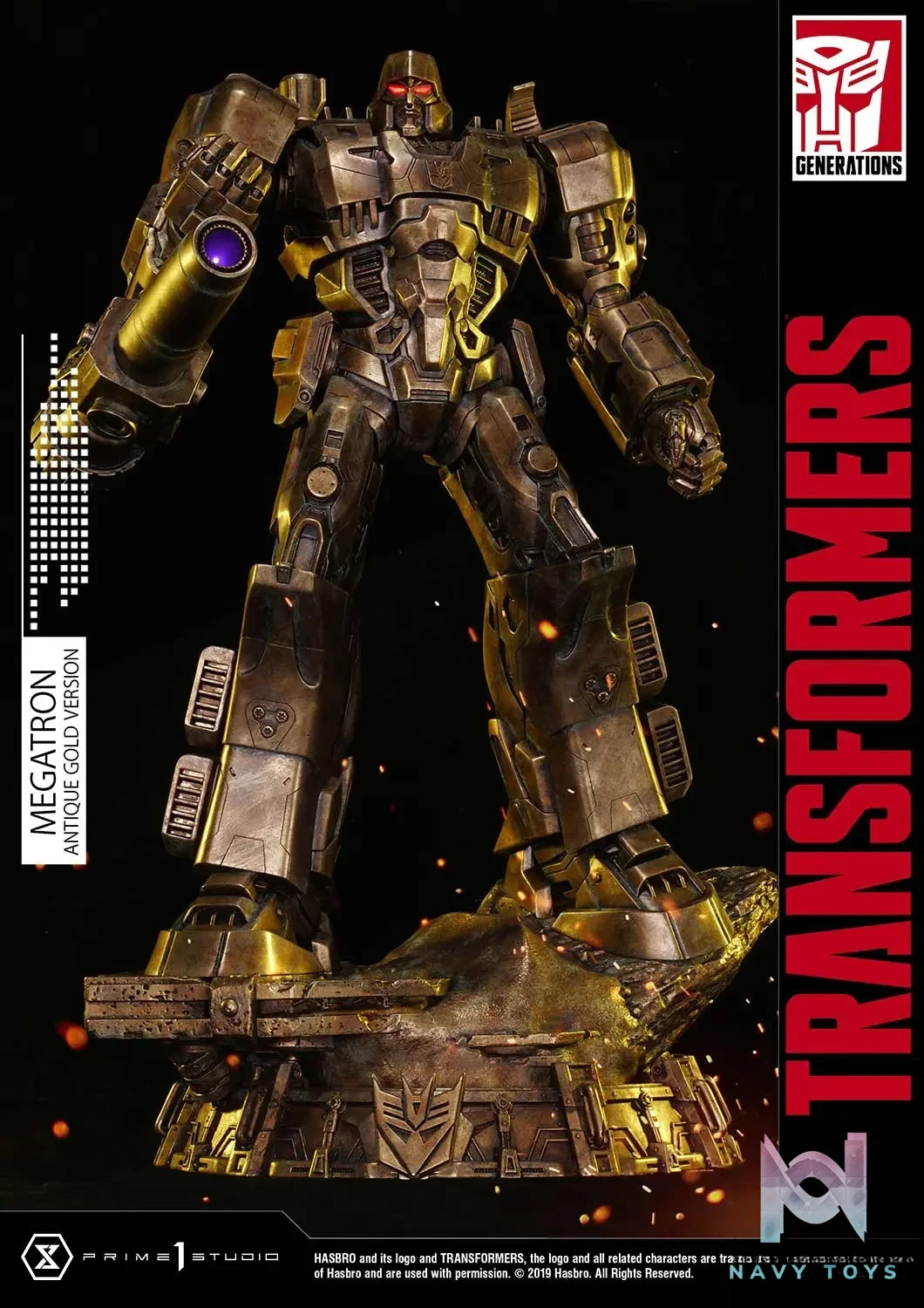 Prime 1 Studio – Premium Masterline Transformers: Generation 1 Megatron PMTF-02 PMTF-02EX PMTF-02AG PMTF-02GL(Licensed)