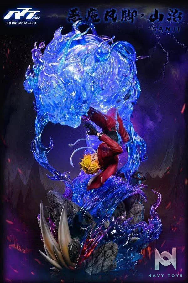 Sanji & Sabo & King resin statue ATT studio anime figure