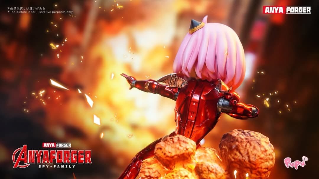 Anya cos Iron Man - Spy x Family resin statue PuPu Studio anime figure