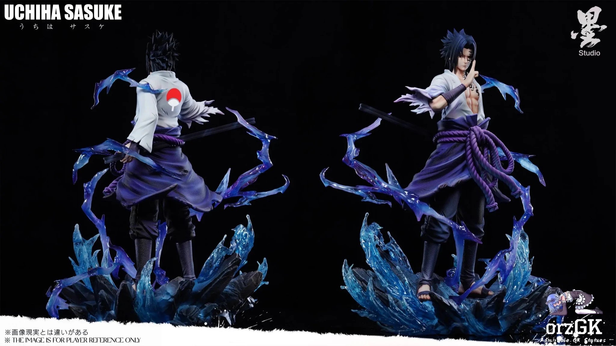 LNK Studio - Naruto Uchiha Sasuke resin statue Navy Toys anime figure