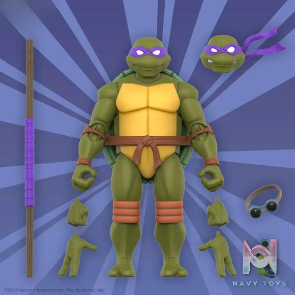 Super7 – Teenage Mutant Ninja Turtles Donatello X Raphael X Michelangelo X Leonardo Action Toy (Licensed)