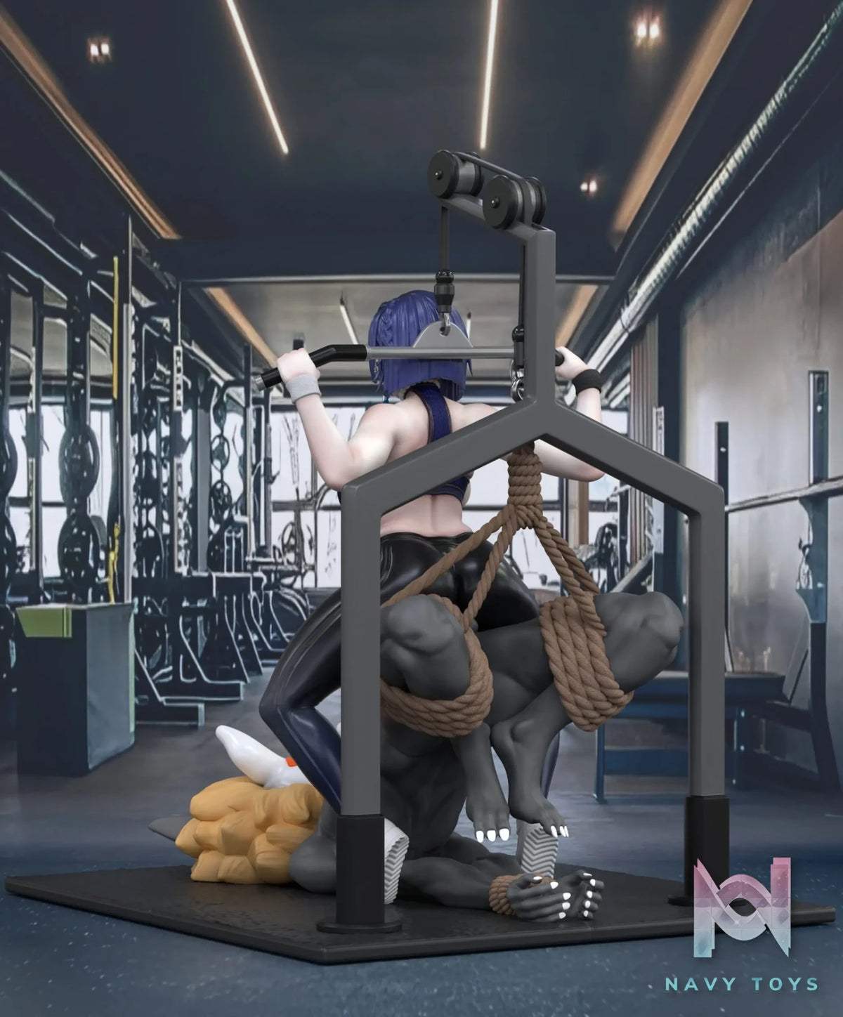 Xing Zhe Studio – Ye Lan at the Gym Genshin Impact