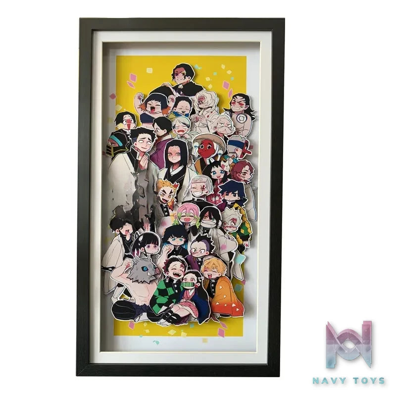 KALA HOME Studio – Demon Slayer Multiple Characters #04 3D Decorative Painting Demon Slayer