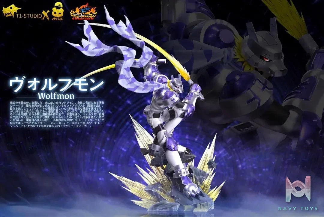 T1 Studio – Digimon Frontier Agnimon & Wolfmon
