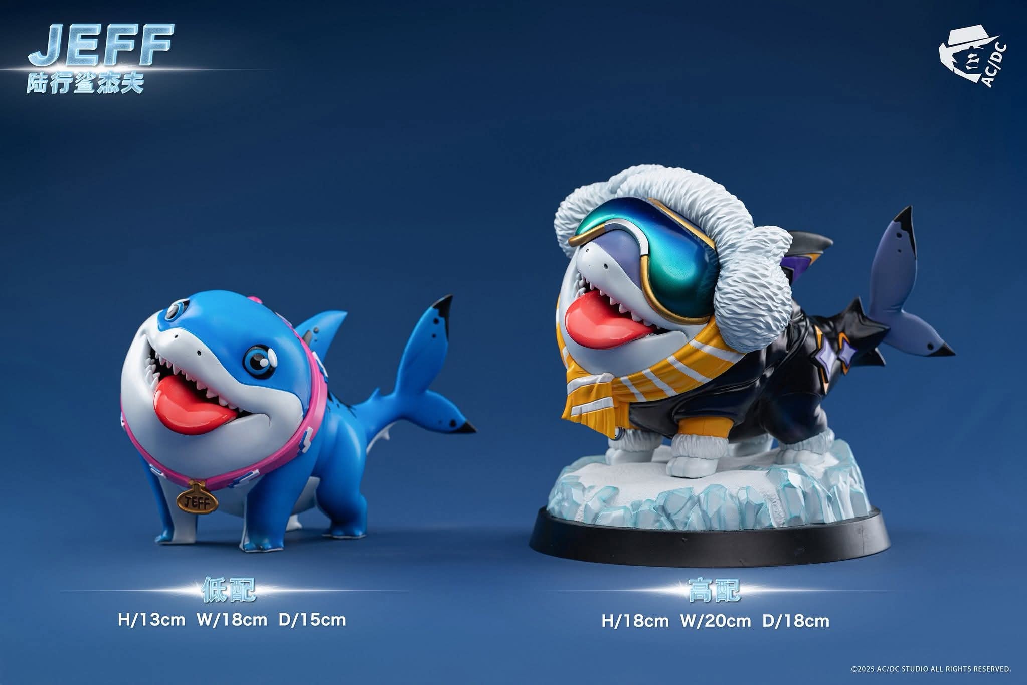 Jeff the Land SHARK resin statue ACDC Studio anime figure