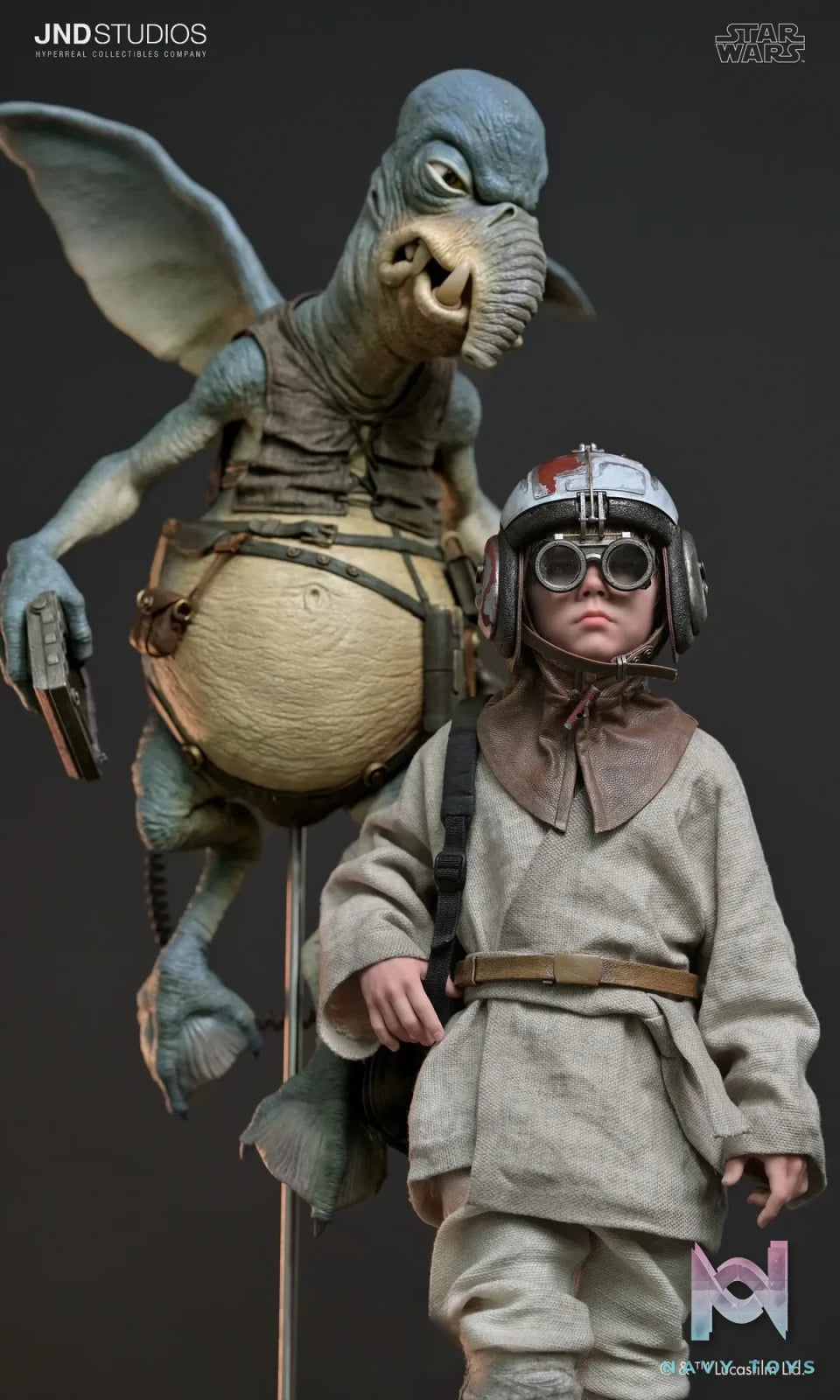 JND Studio – STAR WARS Young Anakin Skywalker X Watto 1/3 Scale Statue HMS-031 HMS-031D (Licensed)