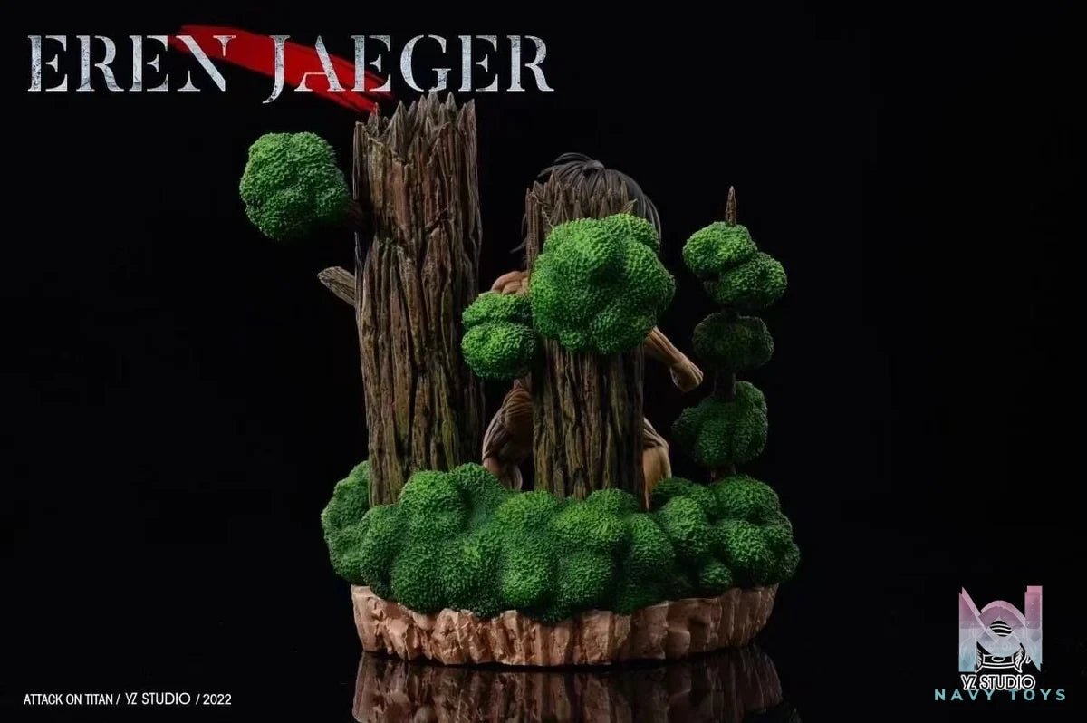 Eren Yeager resin statue yz studio anime figure