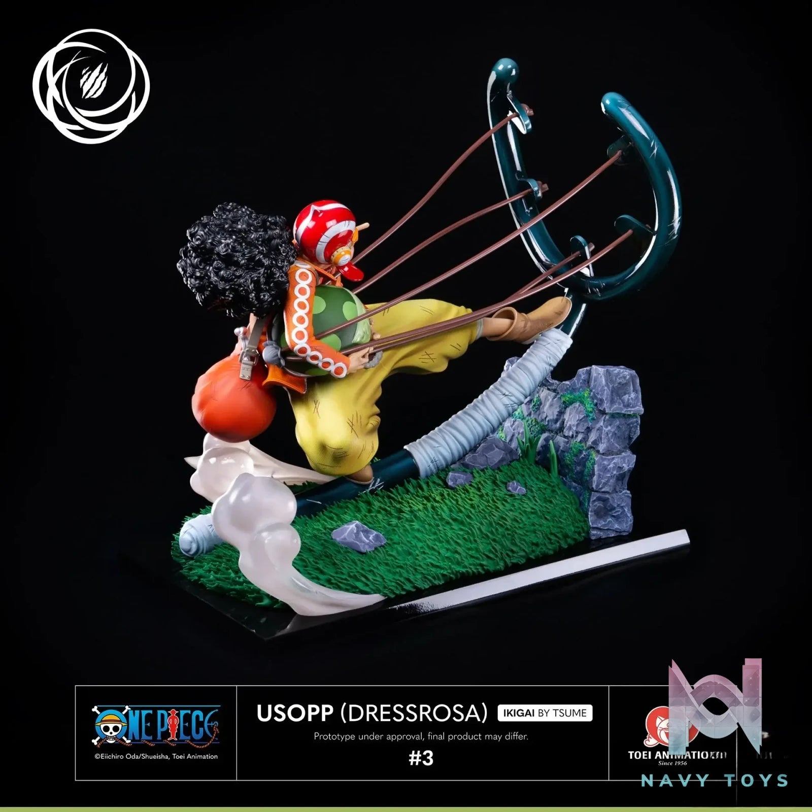 Tsume Studio - Usopp (Dressrosa) Ikigai 1/6 Scale Statue IKIGAI (Licensed) resin statue Navy Toys anime figure