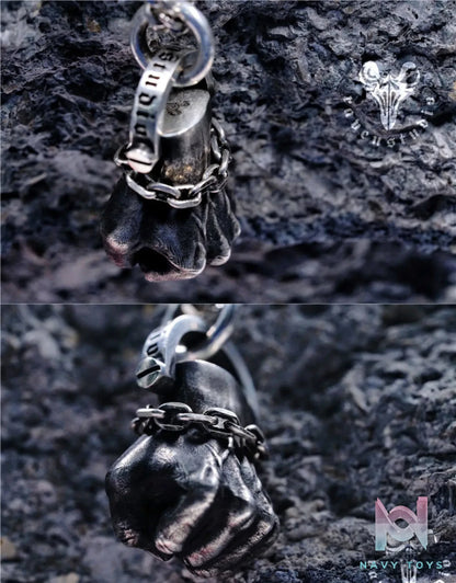 Raven Studio (silver jewelry) – Exclusive Design Legendary Fist Pendant Necklace Original