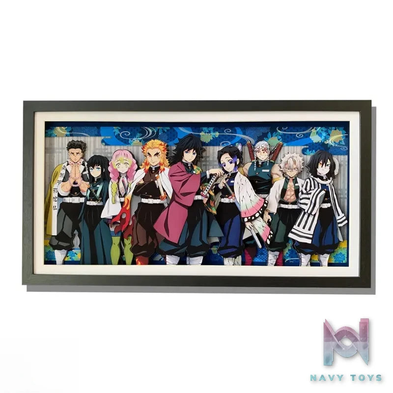 KALA HOME Studio – Demon Slayer Multiple Characters #01 3D Decorative Painting Demon Slayer