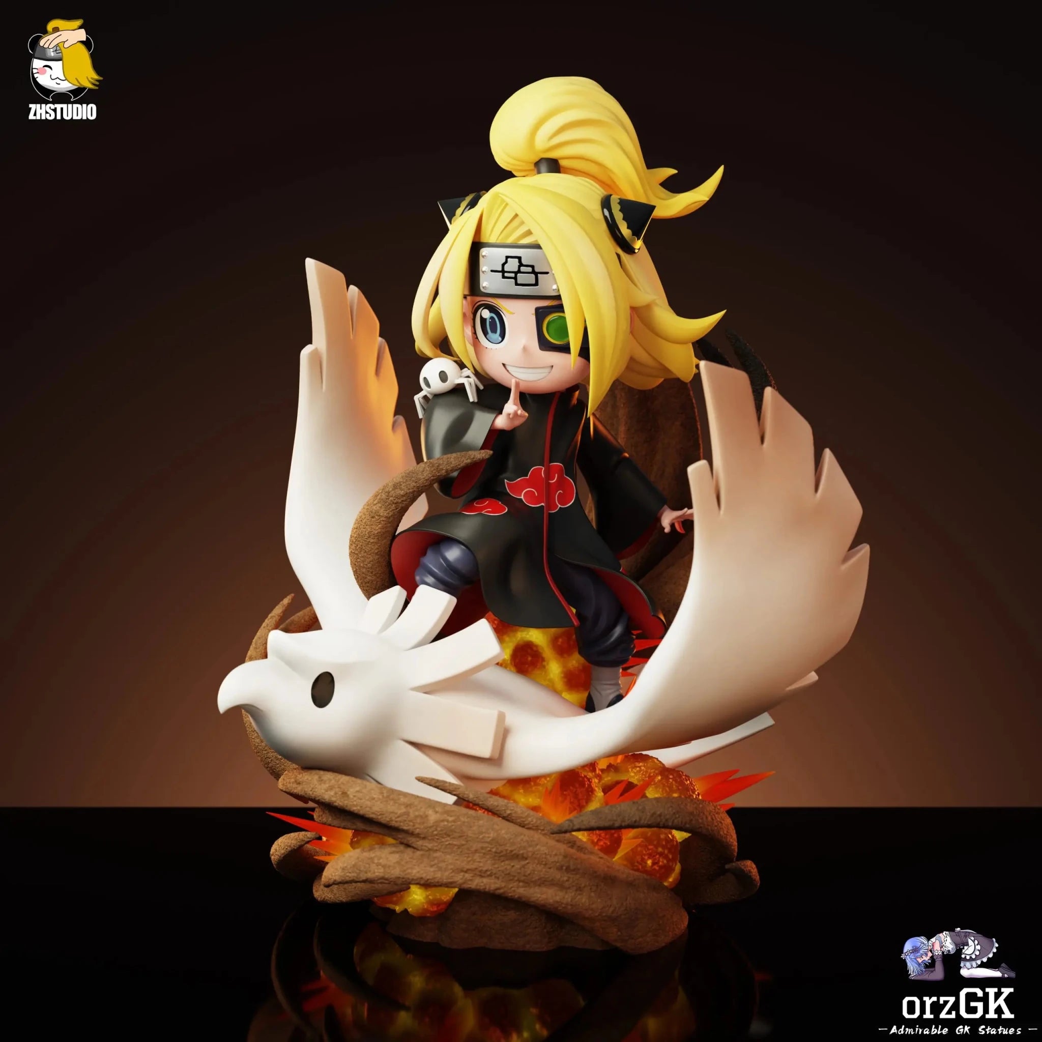 ZH Studio - Spy x Family Anya cos deidara resin statue Navy Toys anime figure