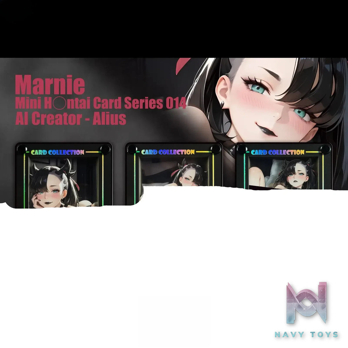 B&W Studio – Marnie Mini AI Creator Series Desktop Decor Card #14 Pokémon