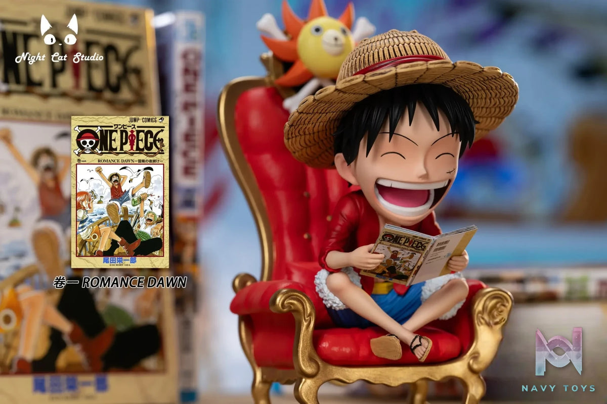 Night Cat Studio – One Piece Reading Luffy