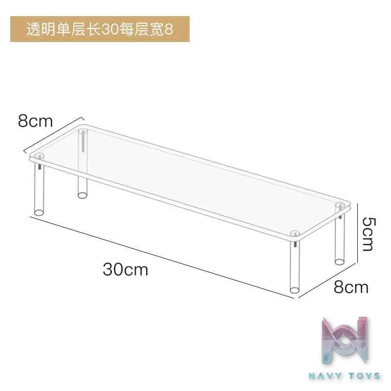 Showcase Factory – Acrylic Stair Display Stand for Nendoroids Blind Boxes Mini Figures