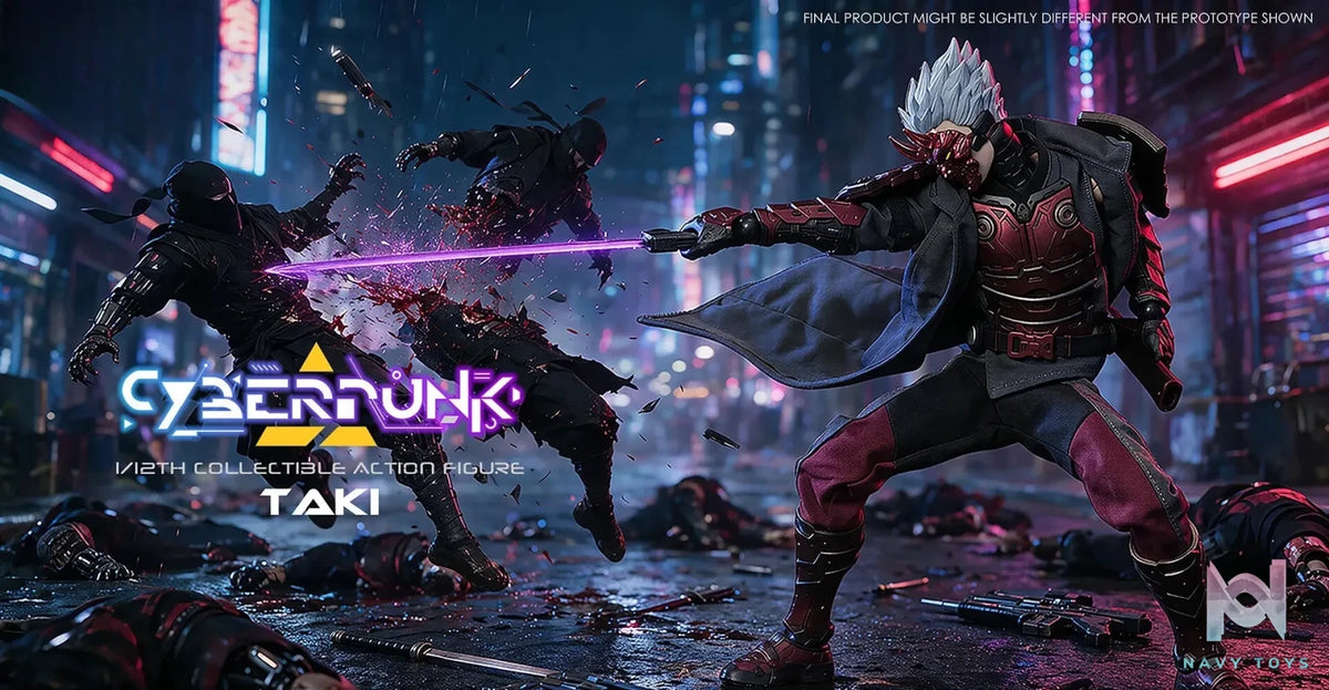 VTOYS – Taki 1/12 Action Figure Cyberpunk Samurai: Crimson Dawn VSD012 (Licensed)