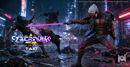 VTOYS – Taki 1/12 Action Figure Cyberpunk Samurai: Crimson Dawn VSD012 (Licensed)
