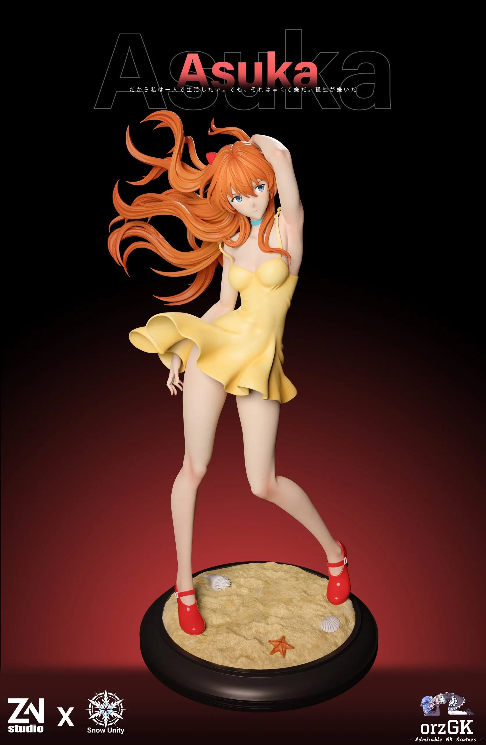 Soryu Asuka Langley Neon Genesis -  Evangelion - Snow Unity Studio X ZN Studio