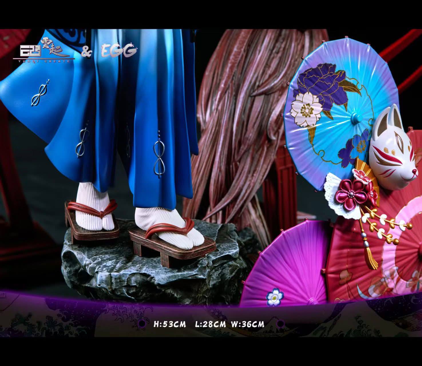 Luffy & Boa resin statue YunQi & EGG Studio anime figure