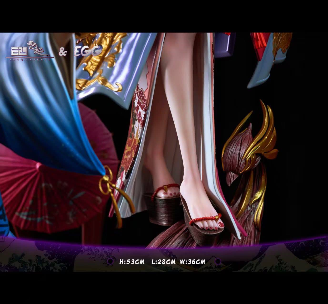 Luffy & Boa resin statue YunQi & EGG Studio anime figure