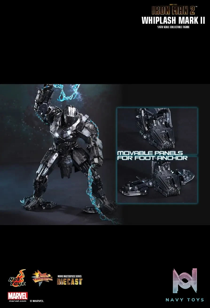 Hottoys – Iron Man 2 Whiplash Mark II 1/6th scale Collectible Figure MMS237D06 (Licensed)