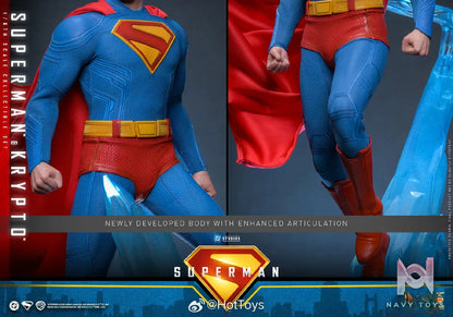 Hottoys – Superman & Krypto 1/6th scale Collectible Set MMS812 (Licensed)