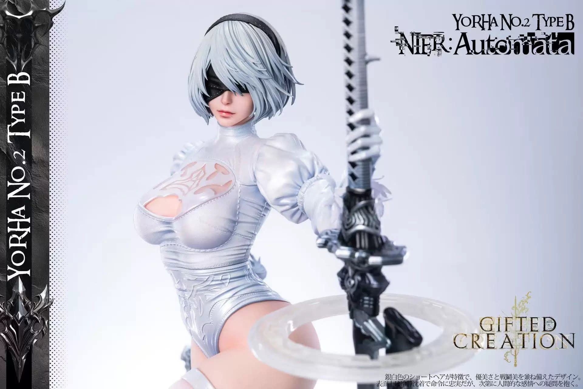 2B & Eve resin statue Gifted Creation Studio anime figure