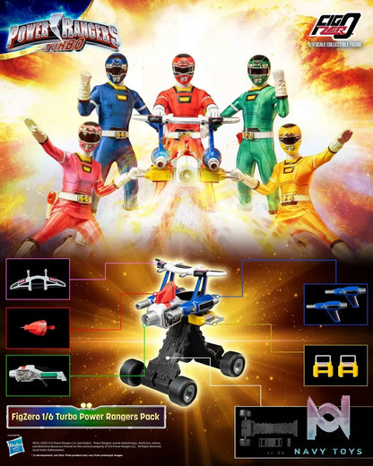 Threezero – Super Hero 1/6 Mighty Morphin Power Rangers Set 3Z08180W0 (Licensed)