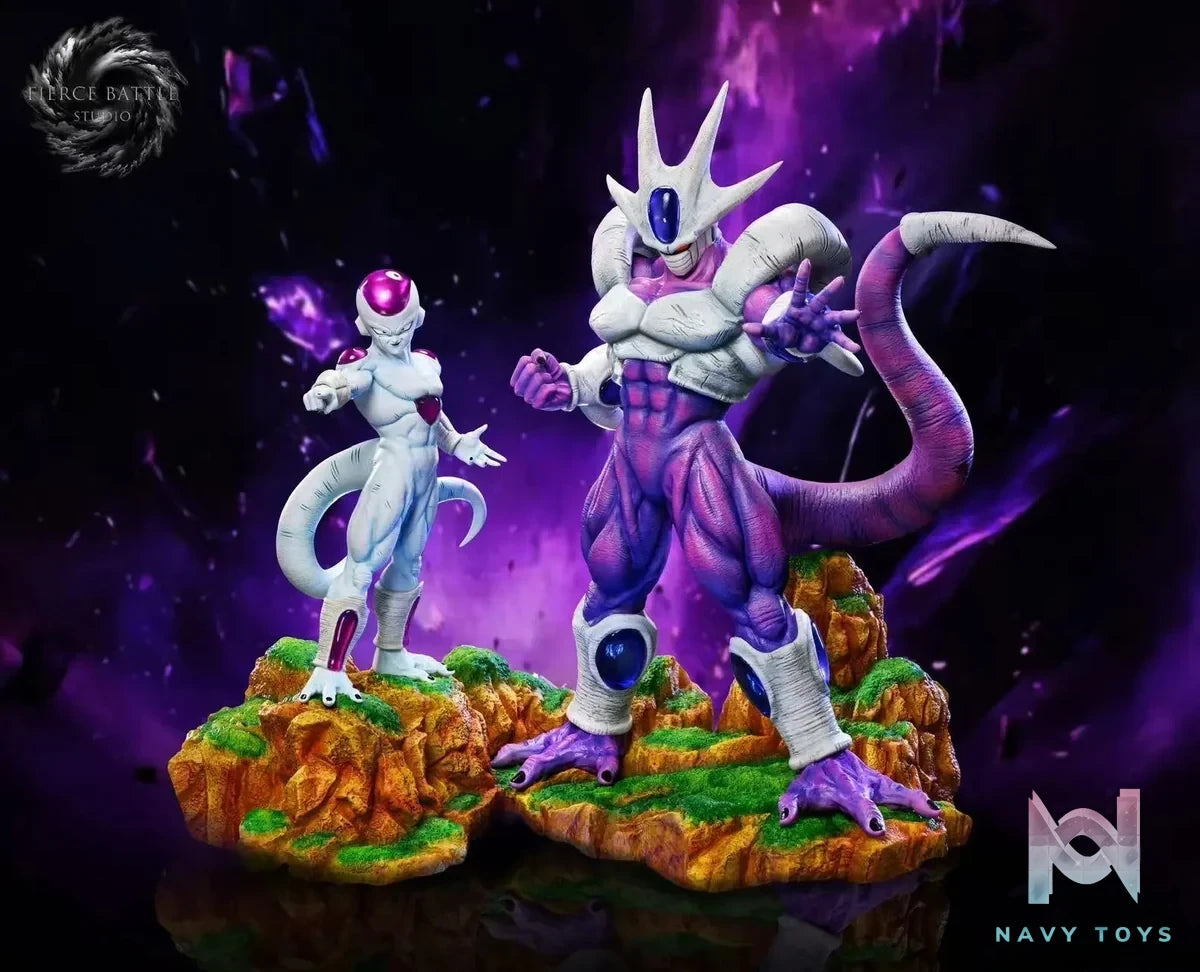 Fierce Battle Studio - Dragon Ball Frieza & Cooler resin statue Navy Toys anime figure