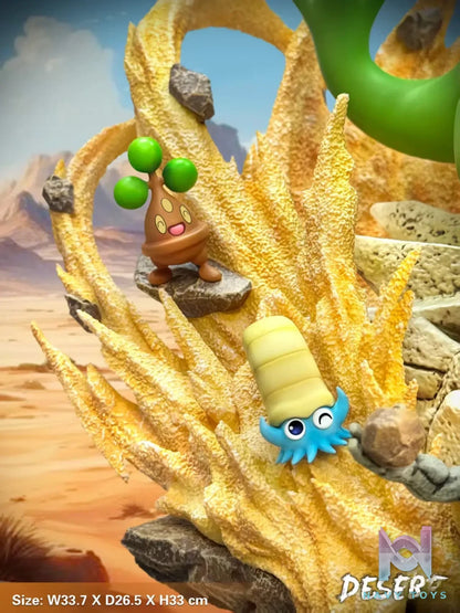 EGG Studio – Pokémon Tyranitar Desert Series Environment Pokémon Statue