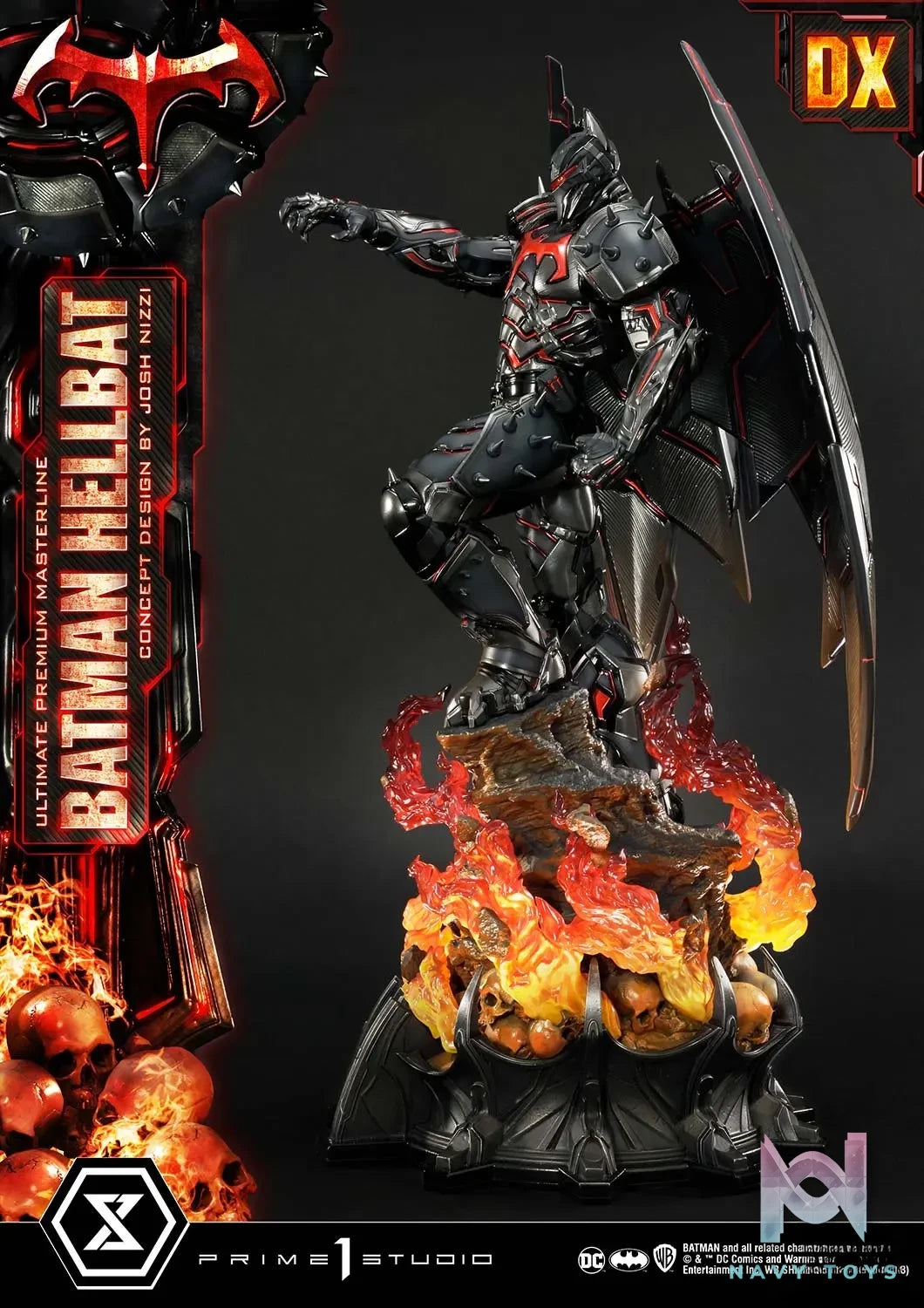 Prime 1 Studio – Ultimate Premium Masterline Batman (Comics) Batman Hellbat Concept Design by Josh Nizzi UPMDC-06 UPMDC-06DX UPMDC-06DXS (Licensed)