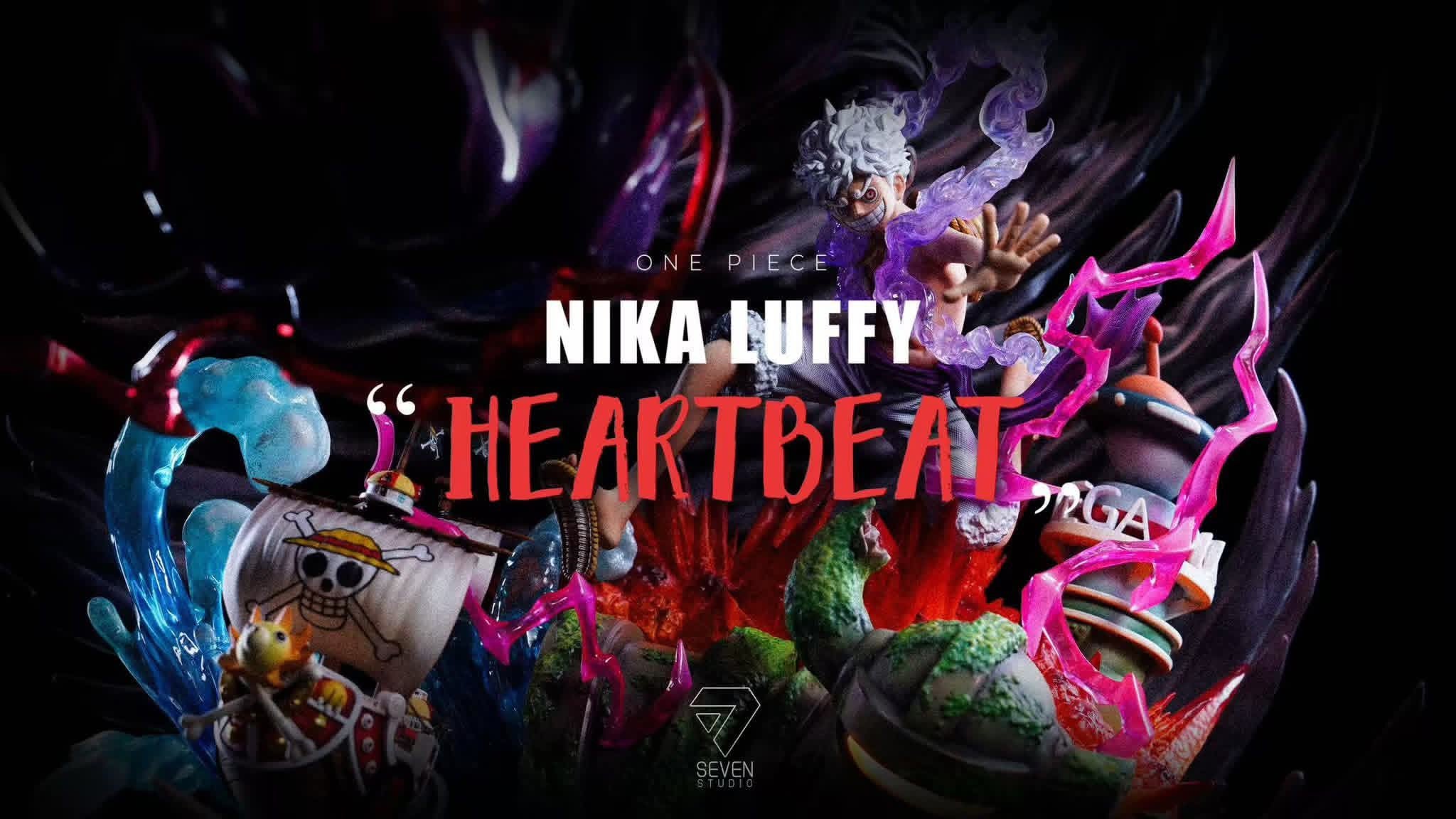 Luffy Nika resin statue Seven studio anime figure