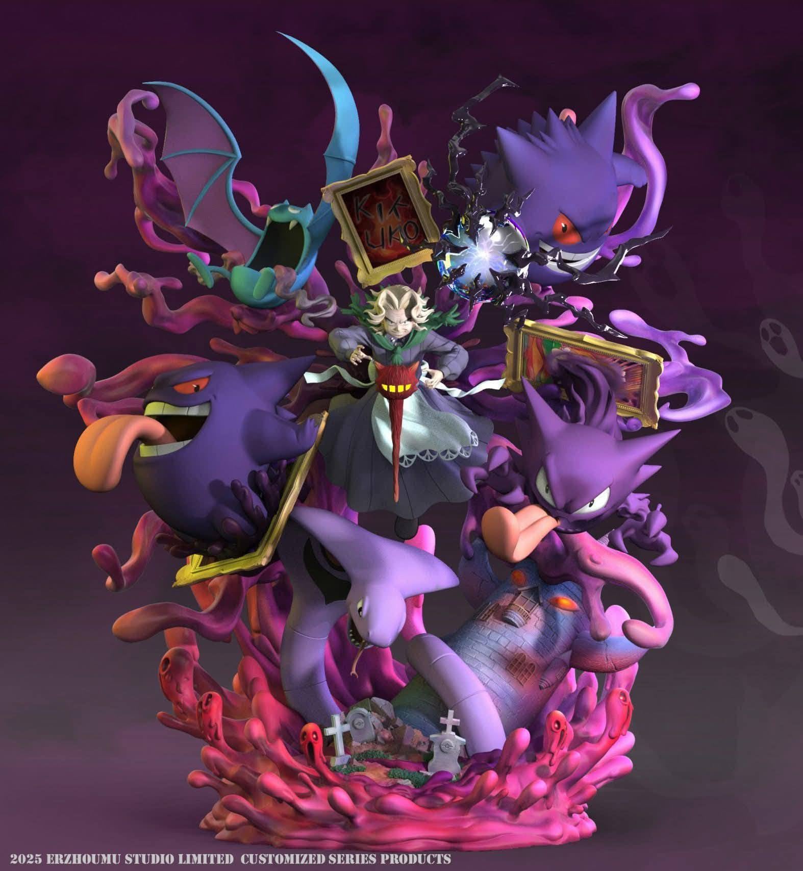 Agatha resin statue Er Zhou Mu Studio anime figure