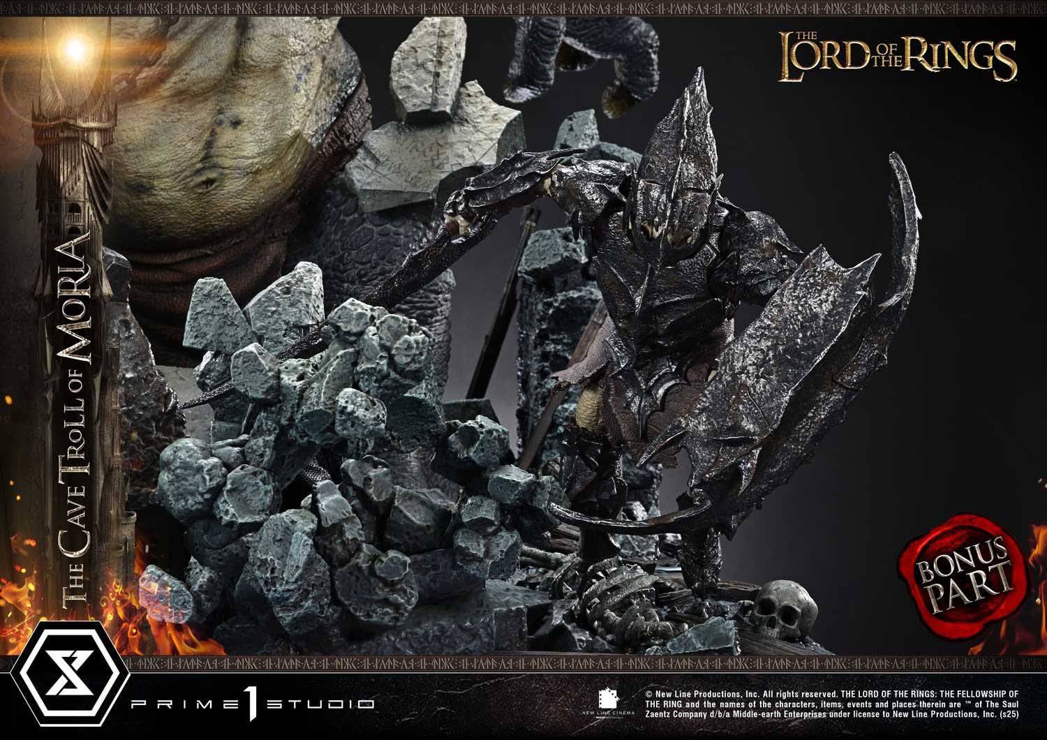 The Cave Troll of Moria resin statue Prime 1 Studio anime figure
