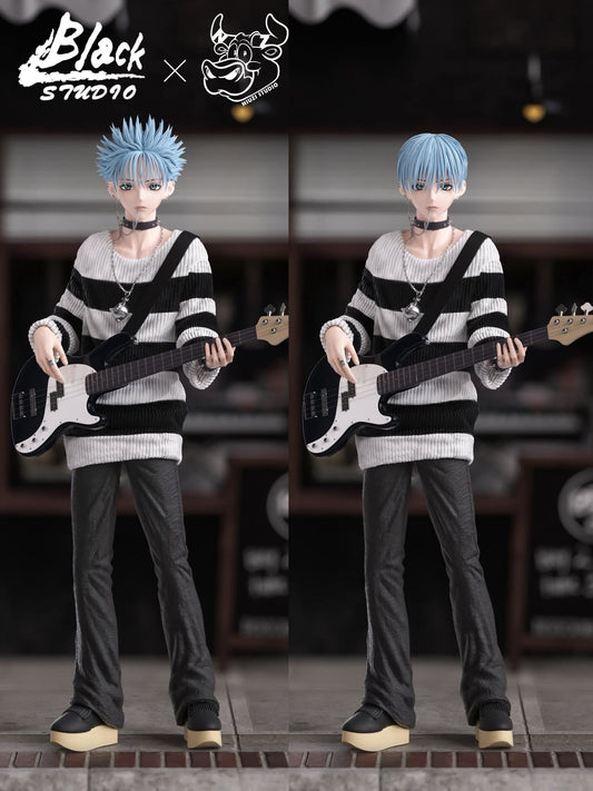 Okazaki Shinichi resin statue Black & NIUZI Studio anime figure