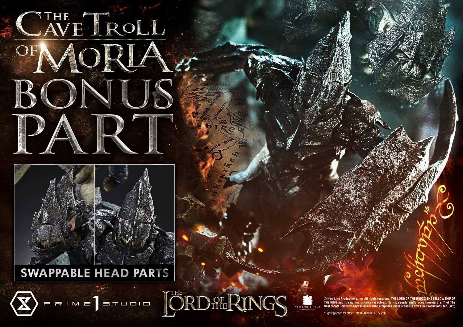 The Cave Troll of Moria resin statue Prime 1 Studio anime figure