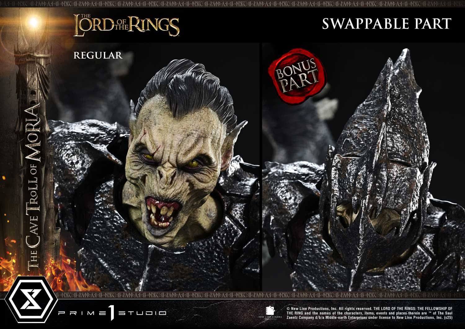The Cave Troll of Moria resin statue Prime 1 Studio anime figure