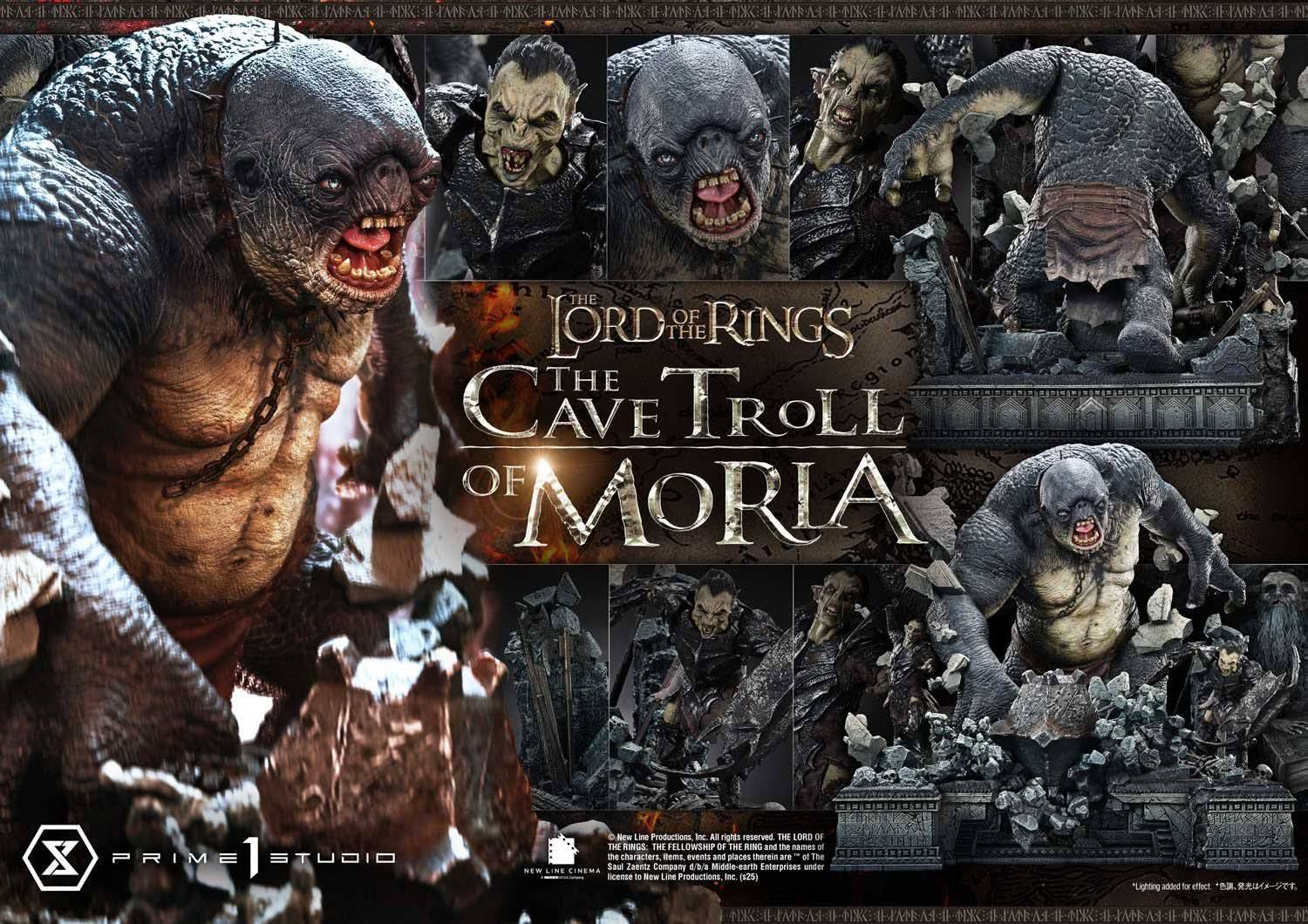 The Cave Troll of Moria resin statue Prime 1 Studio anime figure