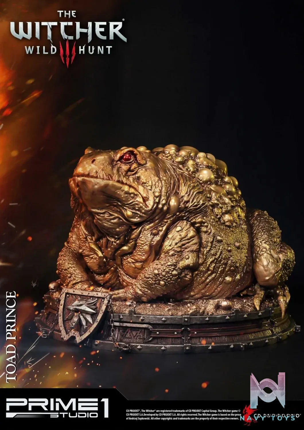 Prime 1 Studio – Premium Masterline The Witcher 3: Wild Hunt Toad Prince PMW3-05 PMW3-05GL (Licensed)
