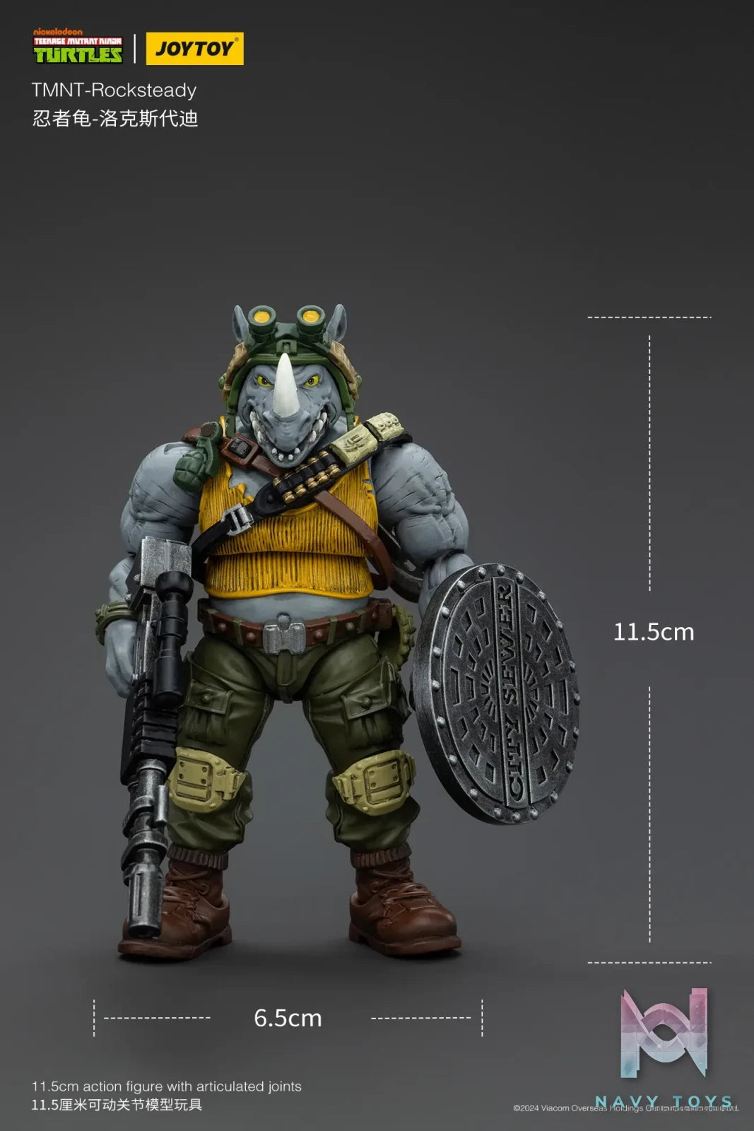 JOYTOY Studio – TMNT Beebop Rocksteady JT8476 JT8469 (Licensed)