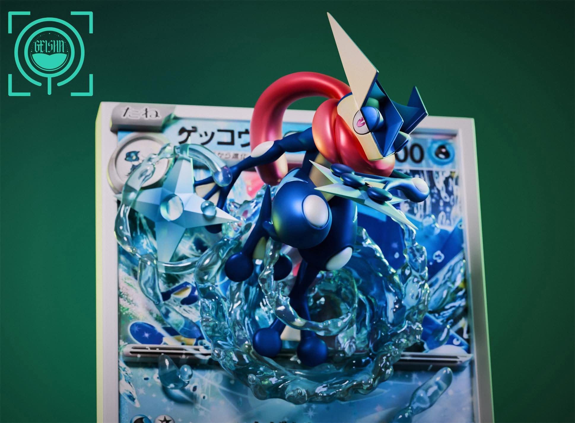 Froakie,Frogadier & Greninja resin statue Geisha Studio anime figure