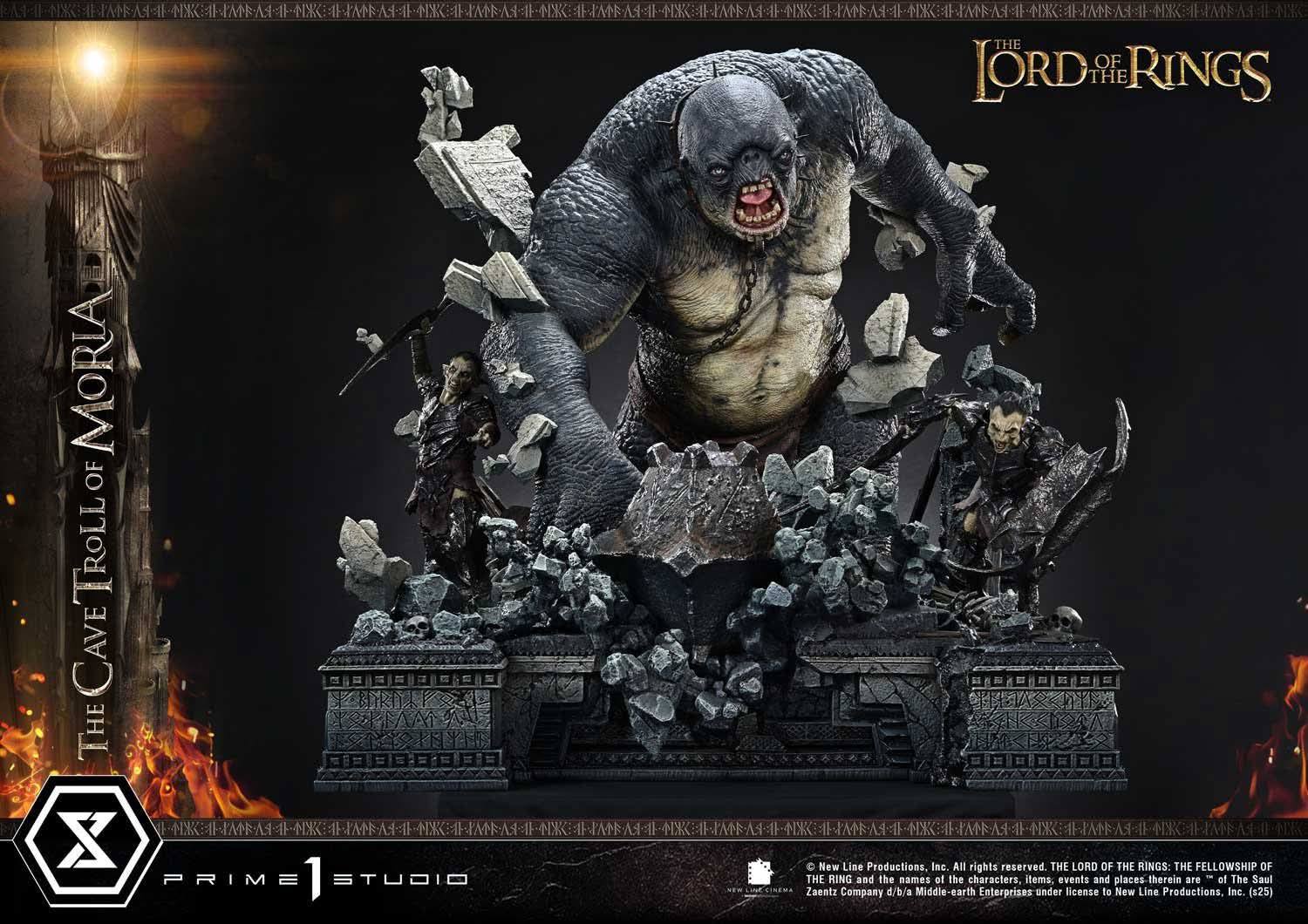 The Cave Troll of Moria resin statue Prime 1 Studio anime figure